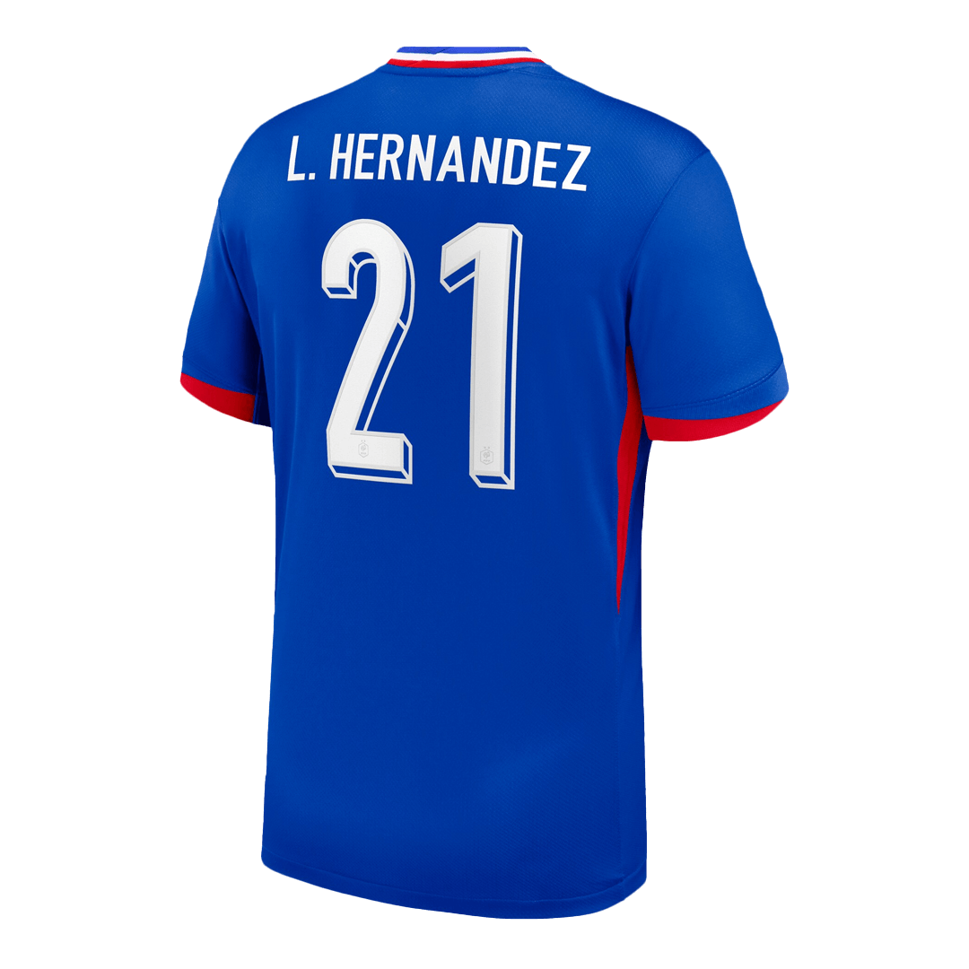 L.Hernandez #21 France Home Soccer Jersey - gogoalshop