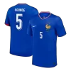 KOUNDE #5 France Home Soccer Jersey 2024 - gogoalshop