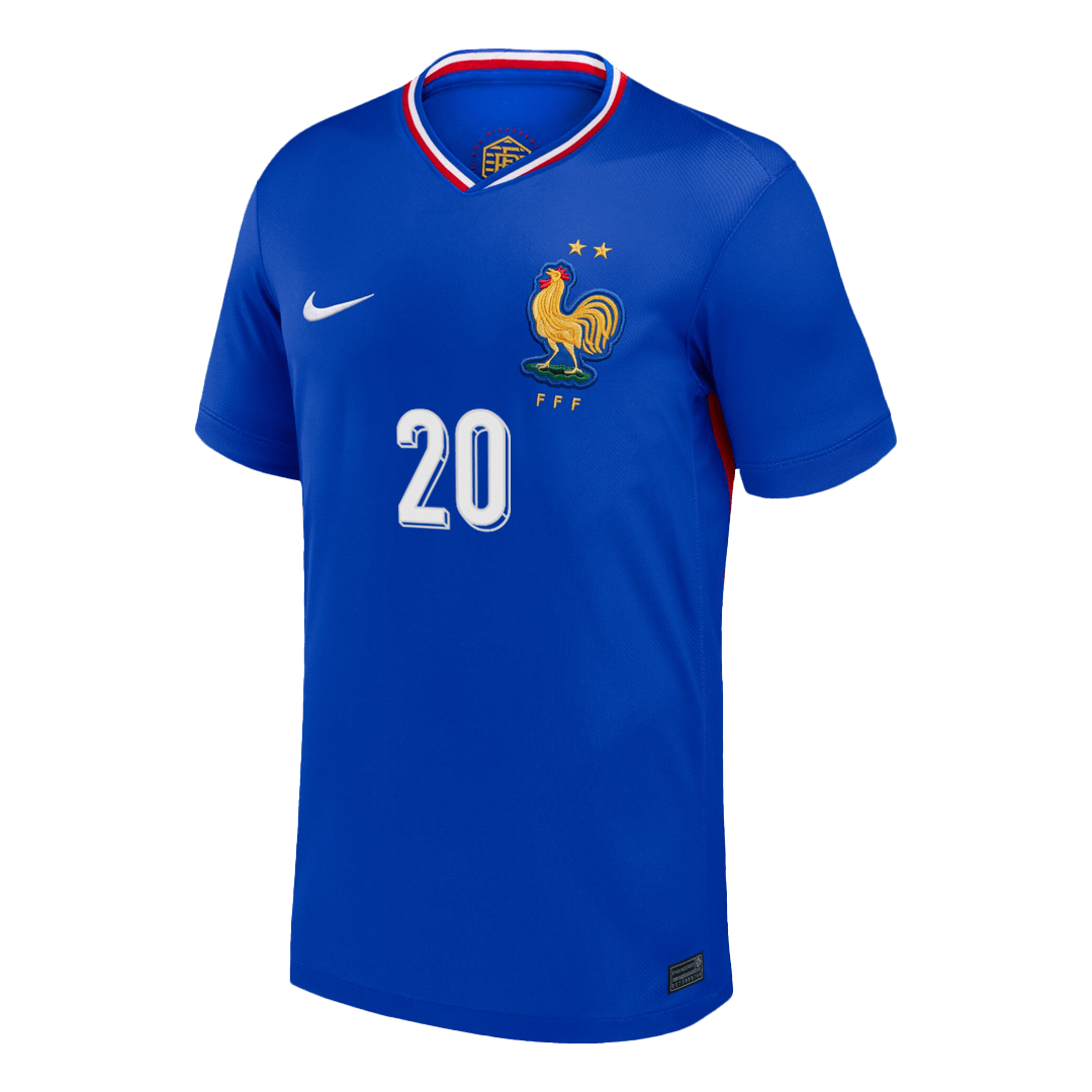 COMAN #20 France Home Soccer Jersey - gogoalshop