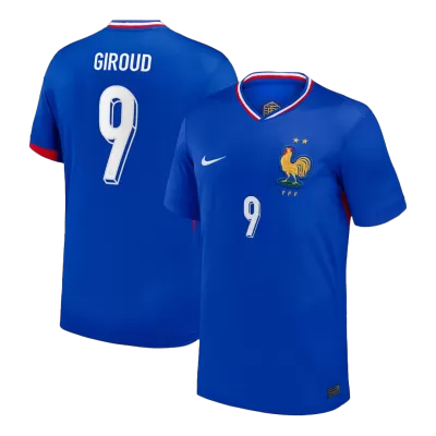 GIROUD #9 France Home Soccer Jersey 2024 - gogoalshop