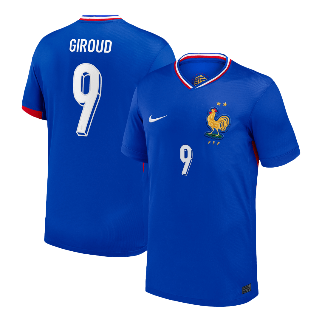GIROUD #9 France Home Soccer Jersey - gogoalshop
