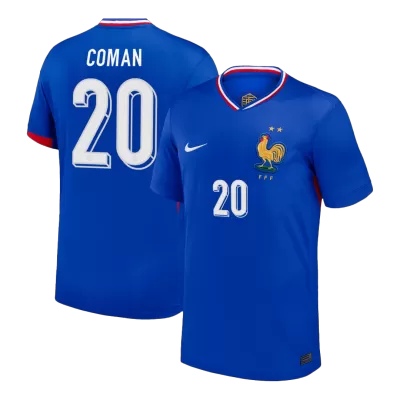 COMAN #20 France Home Soccer Jersey 2024 - gogoalshop
