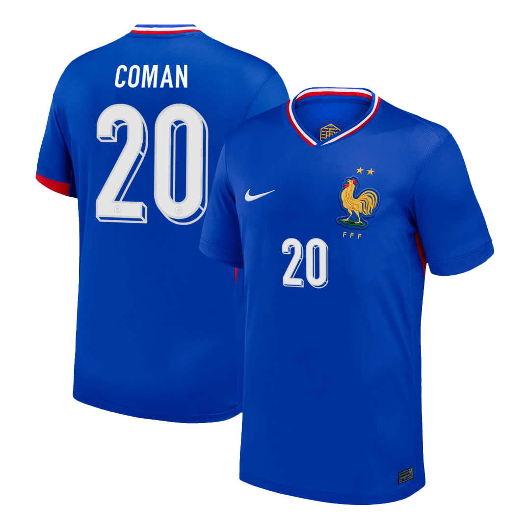 COMAN #20 France Home Soccer Jersey - gogoalshop