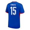 KONATE #15 France Home Soccer Jersey 2024 - gogoalshop