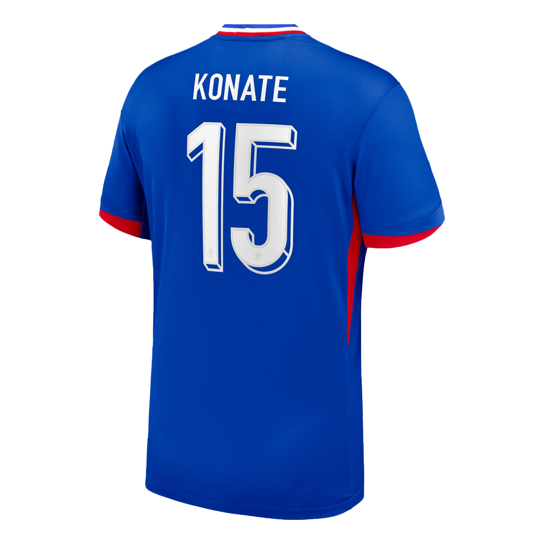 KONATE #15 France Home Soccer Jersey - gogoalshop