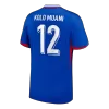 KOLO MUANI #12 France Home Soccer Jersey 2024 - gogoalshop