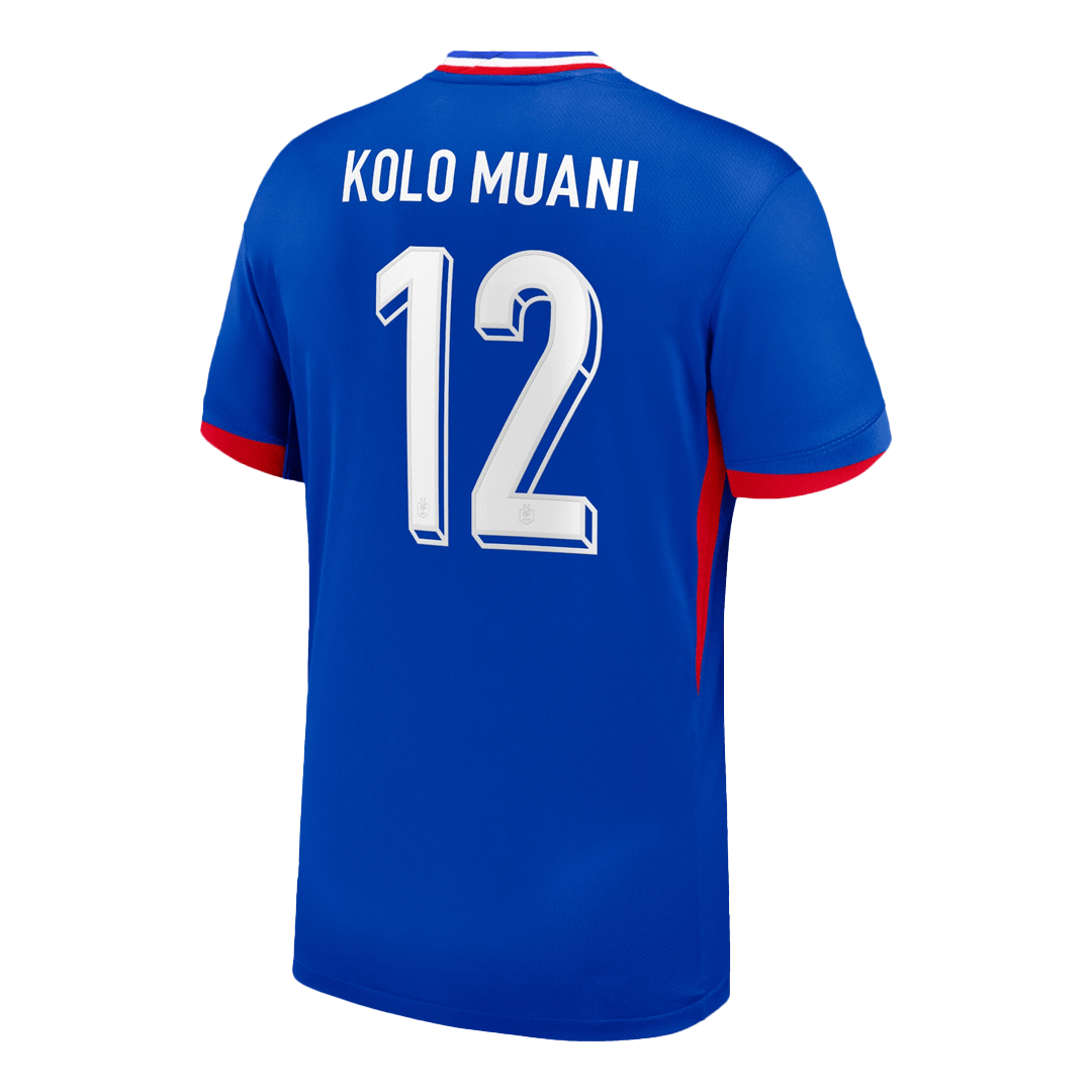KOLO MUANI #12 France Home Soccer Jersey - gogoalshop