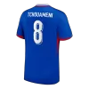 TCHOUAMENI #8 France Home Soccer Jersey 2024 - gogoalshop