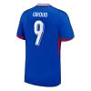 GIROUD #9 France Home Soccer Jersey 2024 - gogoalshop