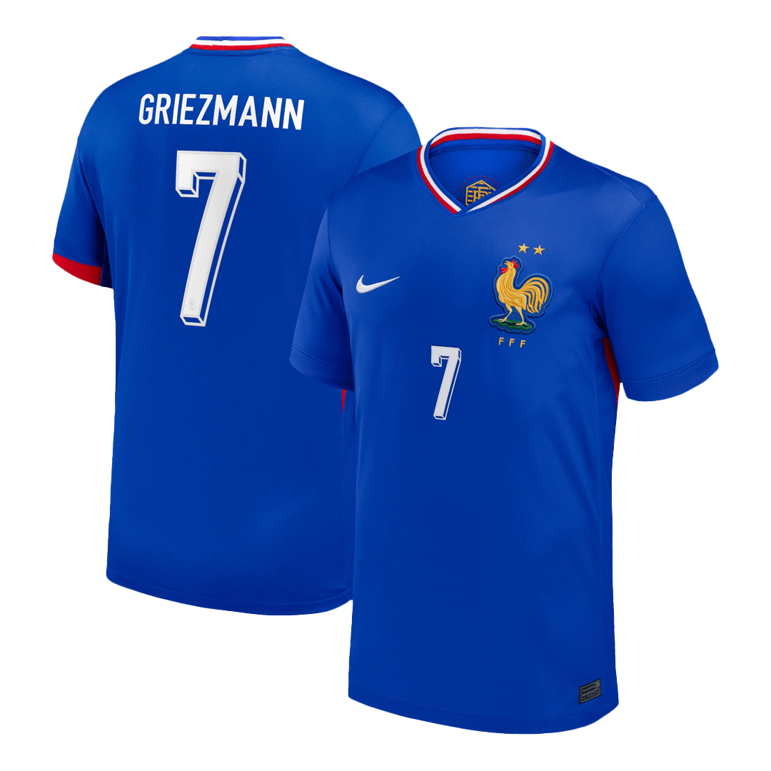 GRIEZMANN #7 France Home Soccer Jersey - gogoalshop