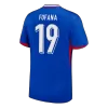 FOFANA #19 France Home Soccer Jersey 2024 - gogoalshop