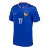 SALIBA #17 France Home Soccer Jersey 2024 - gogoalshop