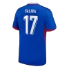 SALIBA #17 France Home Soccer Jersey 2024 - gogoalshop