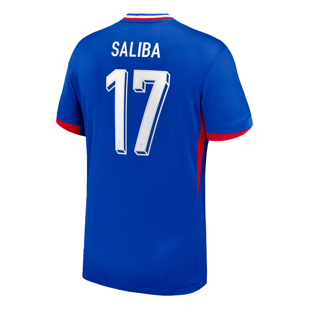 SALIBA #17 France Home Soccer Jersey - gogoalshop