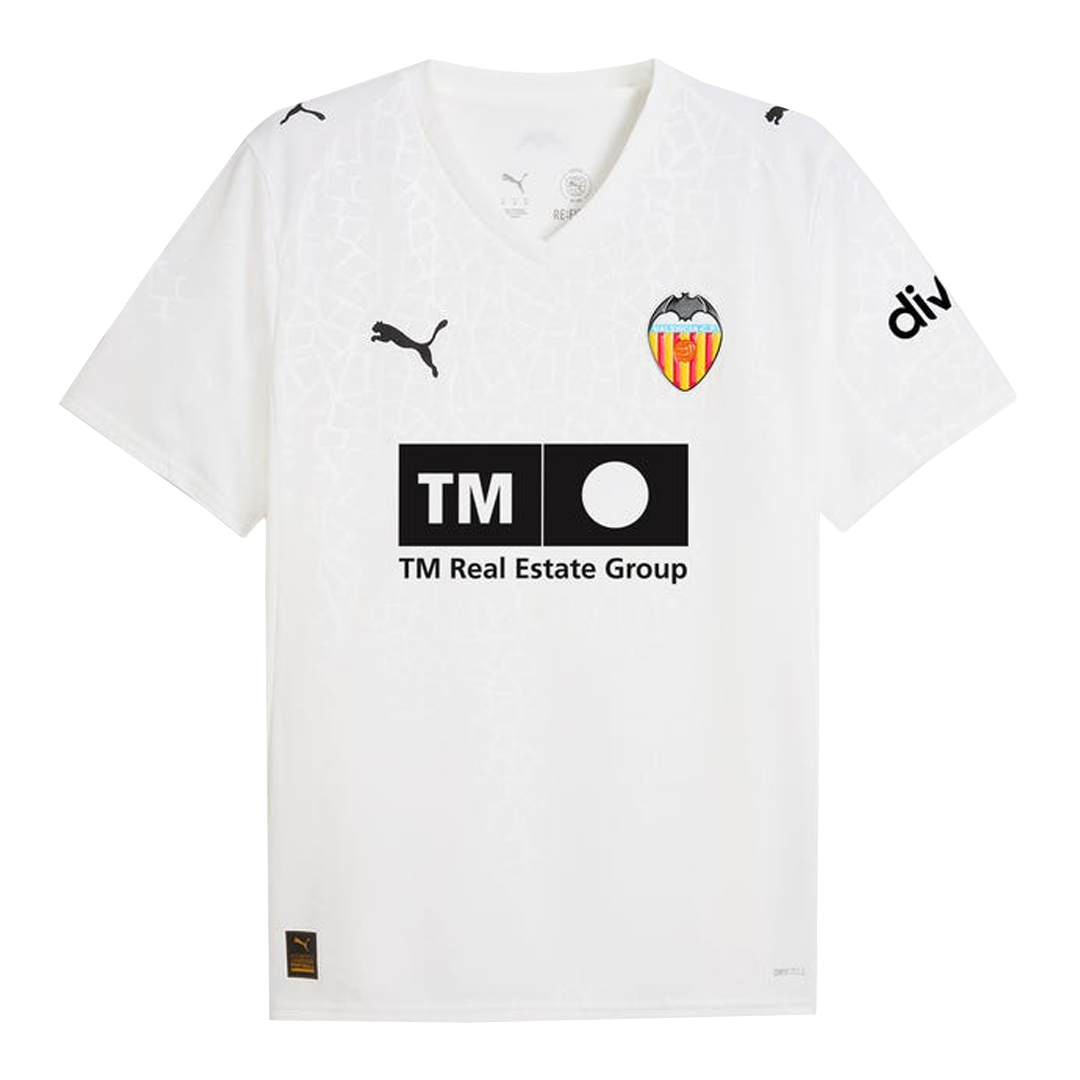 Valencia Home Soccer Jersey 2025/26 - gogoalshop