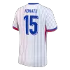 KONATE #15 France Away Soccer Jersey 2024 - gogoalshop