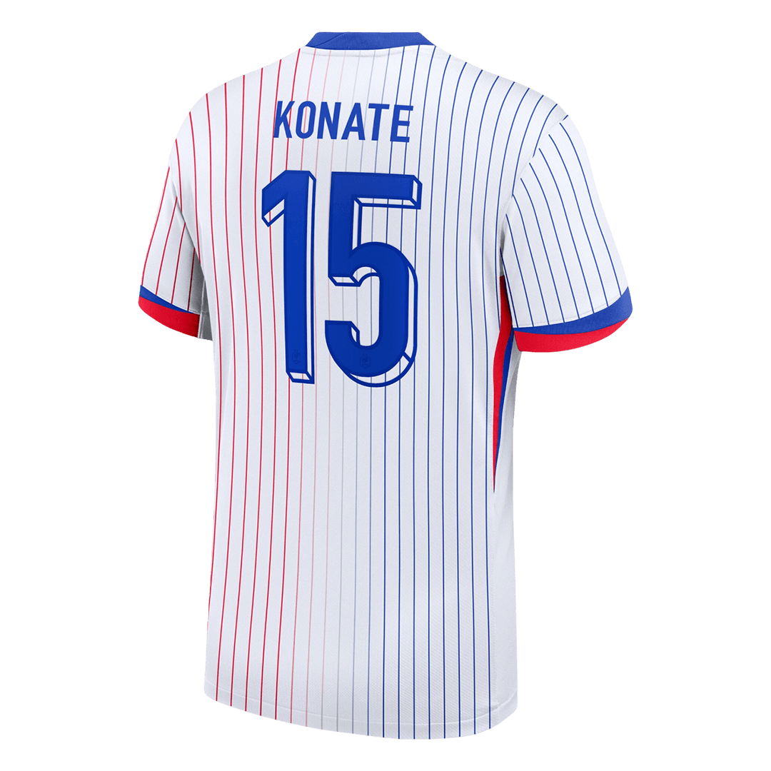 KONATE #15 France Away Soccer Jersey - gogoalshop