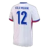 KOLO MUANI #12 France Away Soccer Jersey 2024 - gogoalshop