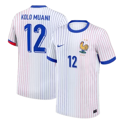 KOLO MUANI #12 France Away Soccer Jersey 2024 - gogoalshop