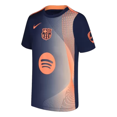 Barcelona Pre-Match Soccer Jersey 2025/26 Orange&Black - gogoalshop