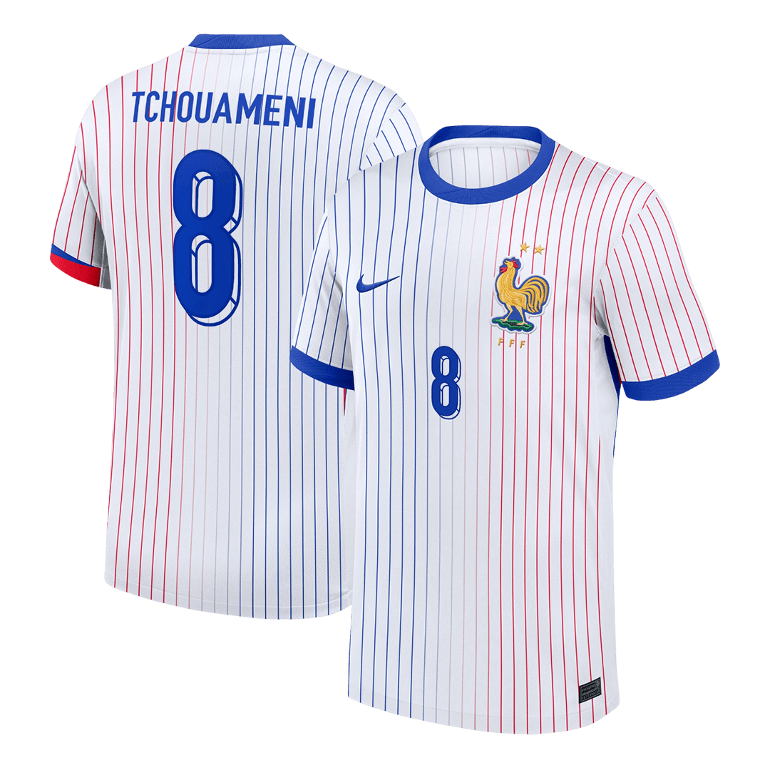 TCHOUAMENI #8 France Away Soccer Jersey - gogoalshop