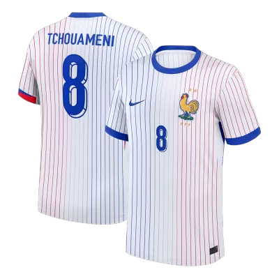 TCHOUAMENI #8 France Away Soccer Jersey 2024 - gogoalshop