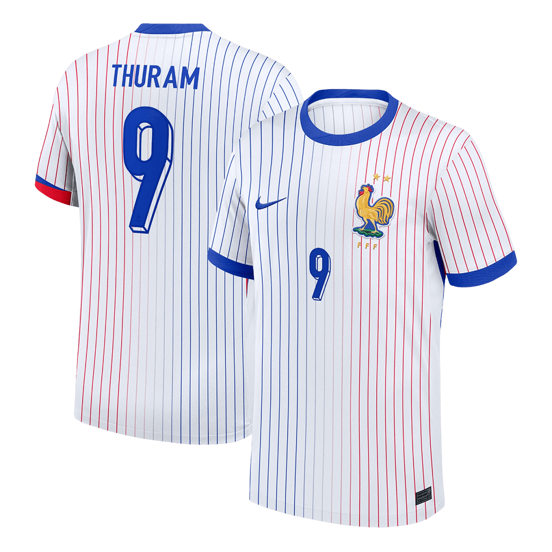 THURAM #9 France Away Soccer Jersey - gogoalshop