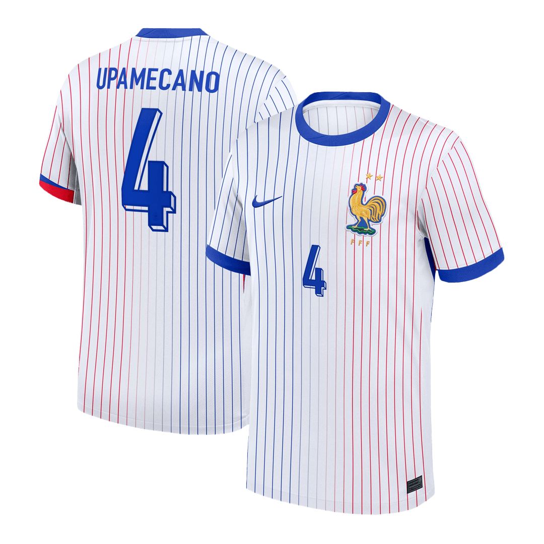 UPAMECANO #4 France Away Soccer Jersey - gogoalshop