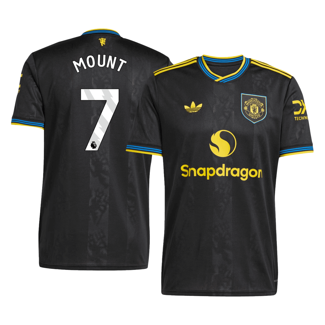 MOUNT #7 Manchester United Third Away Soccer Jersey 2025/26 - gogoalshop
