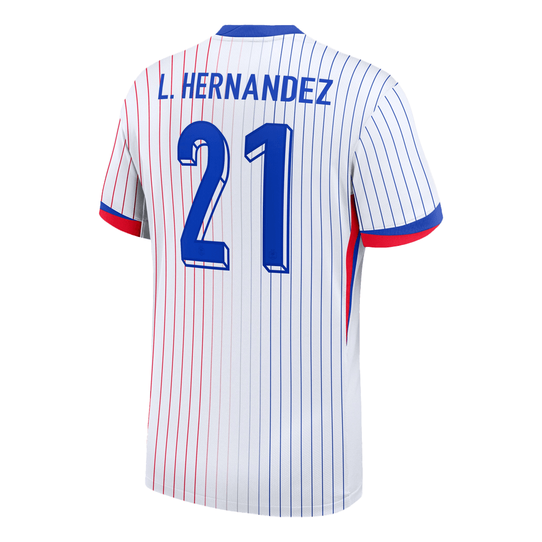 L.HERNANDEZ #21 France Away Soccer Jersey - gogoalshop