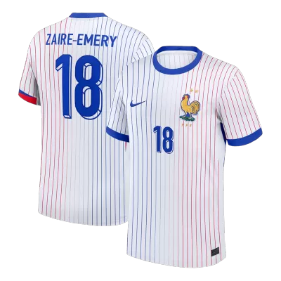 ZAIRE-EMERY #18 France Away Soccer Jersey 2024 - gogoalshop