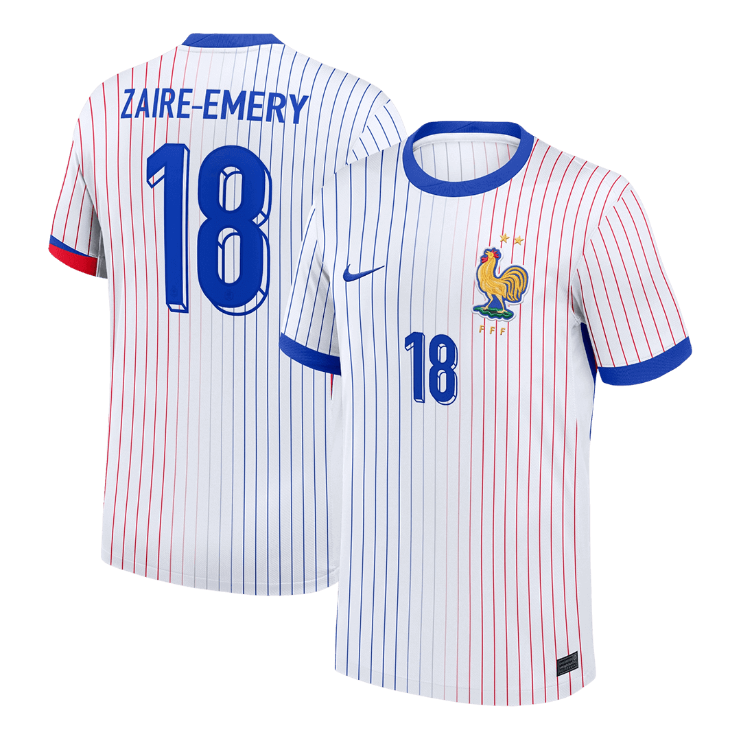 ZAIRE-EMERY #18 France Away Soccer Jersey - gogoalshop
