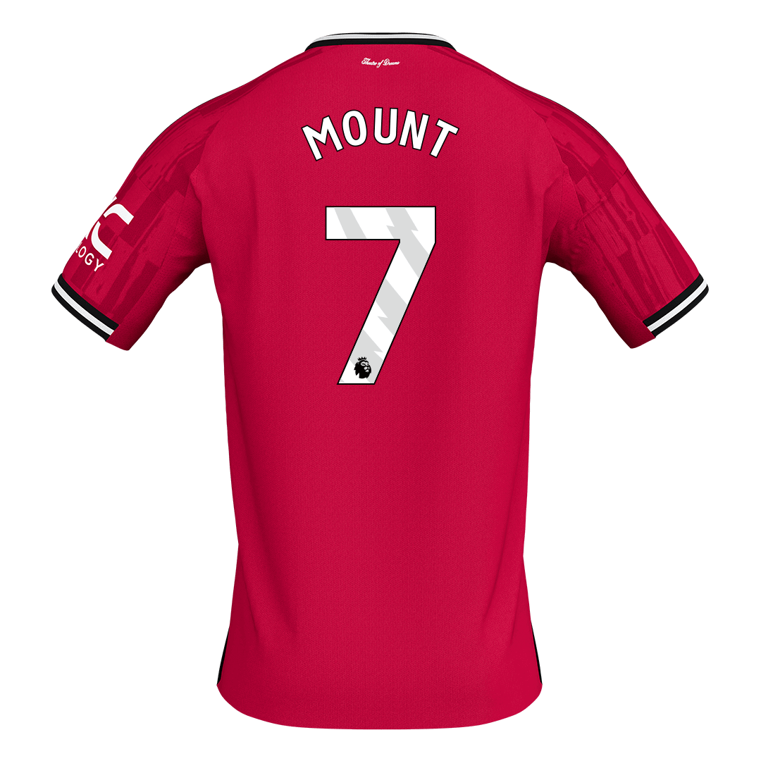 MOUNT #7 Manchester United Home Soccer Jersey 2025/26 - gogoalshop