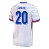 COMAN #20 France Away Soccer Jersey 2024 - gogoalshop