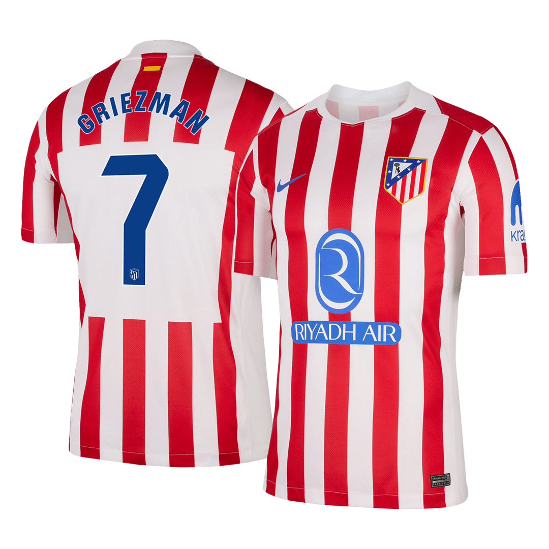 GRIEZMANN #7 Atletico Madrid Home Soccer Jersey 2025/26 - gogoalshop