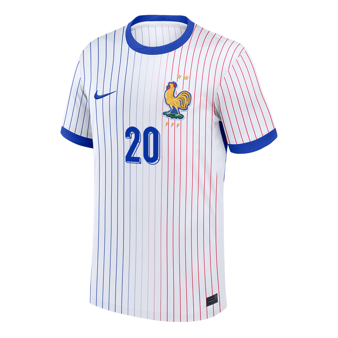 COMAN #20 France Away Soccer Jersey - gogoalshop