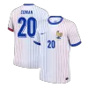 COMAN #20 France Away Soccer Jersey 2024 - gogoalshop