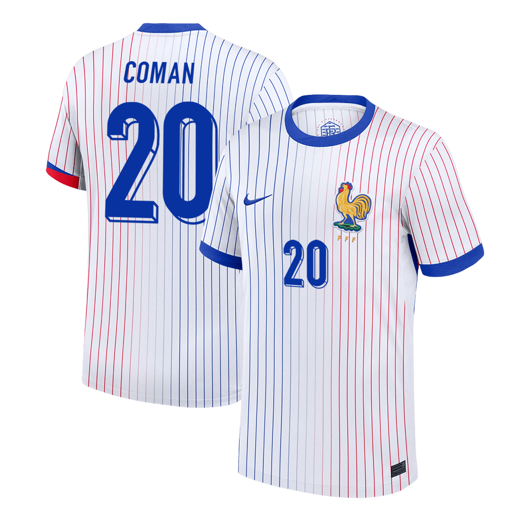 COMAN #20 France Away Soccer Jersey - gogoalshop