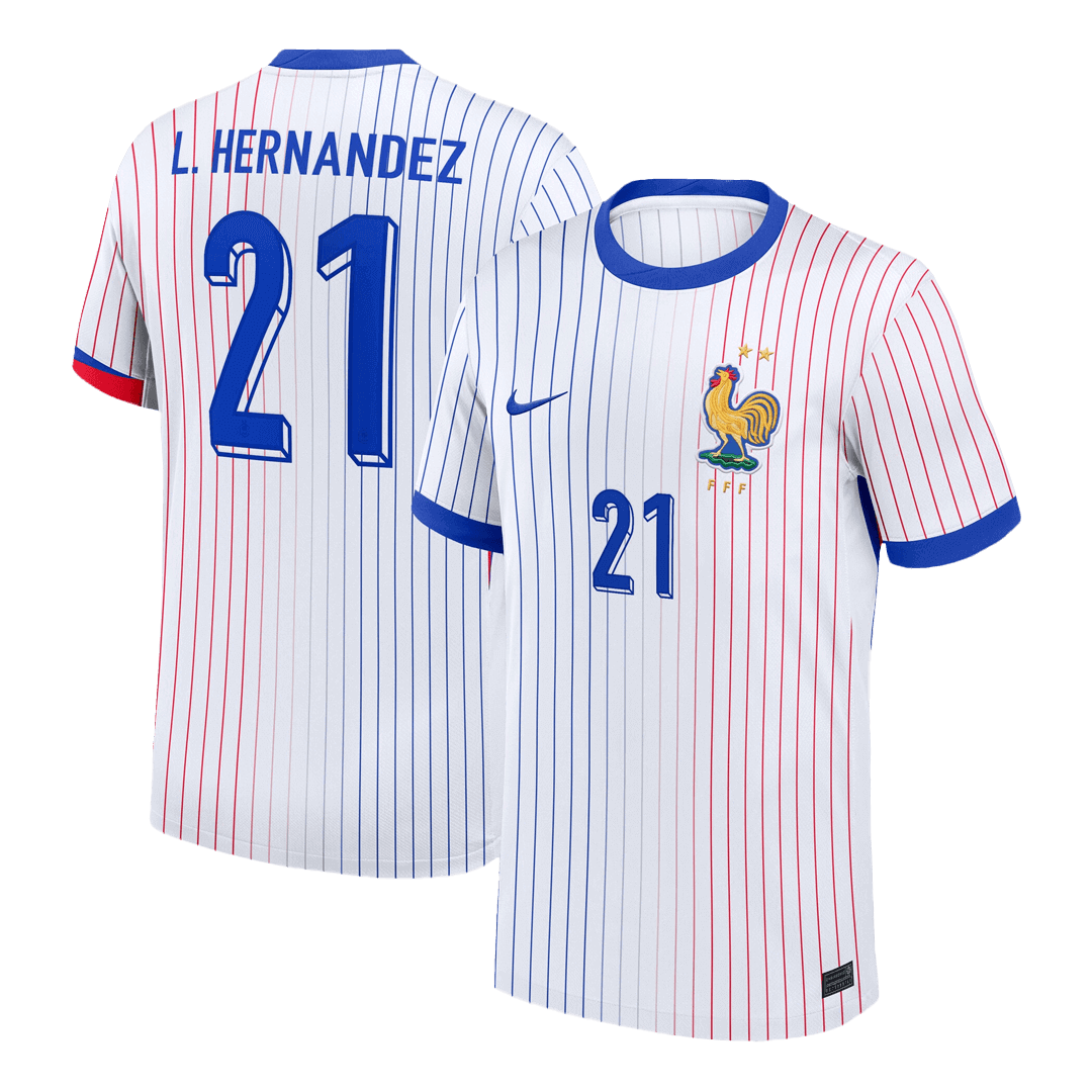 L.HERNANDEZ #21 France Away Soccer Jersey - gogoalshop