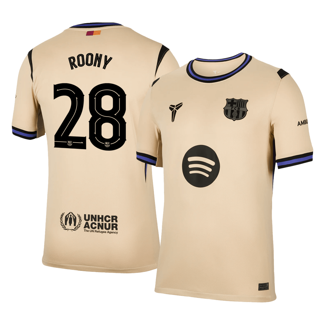 ROONY #28 Barcelona Away Soccer Jersey 2025/26 - gogoalshop