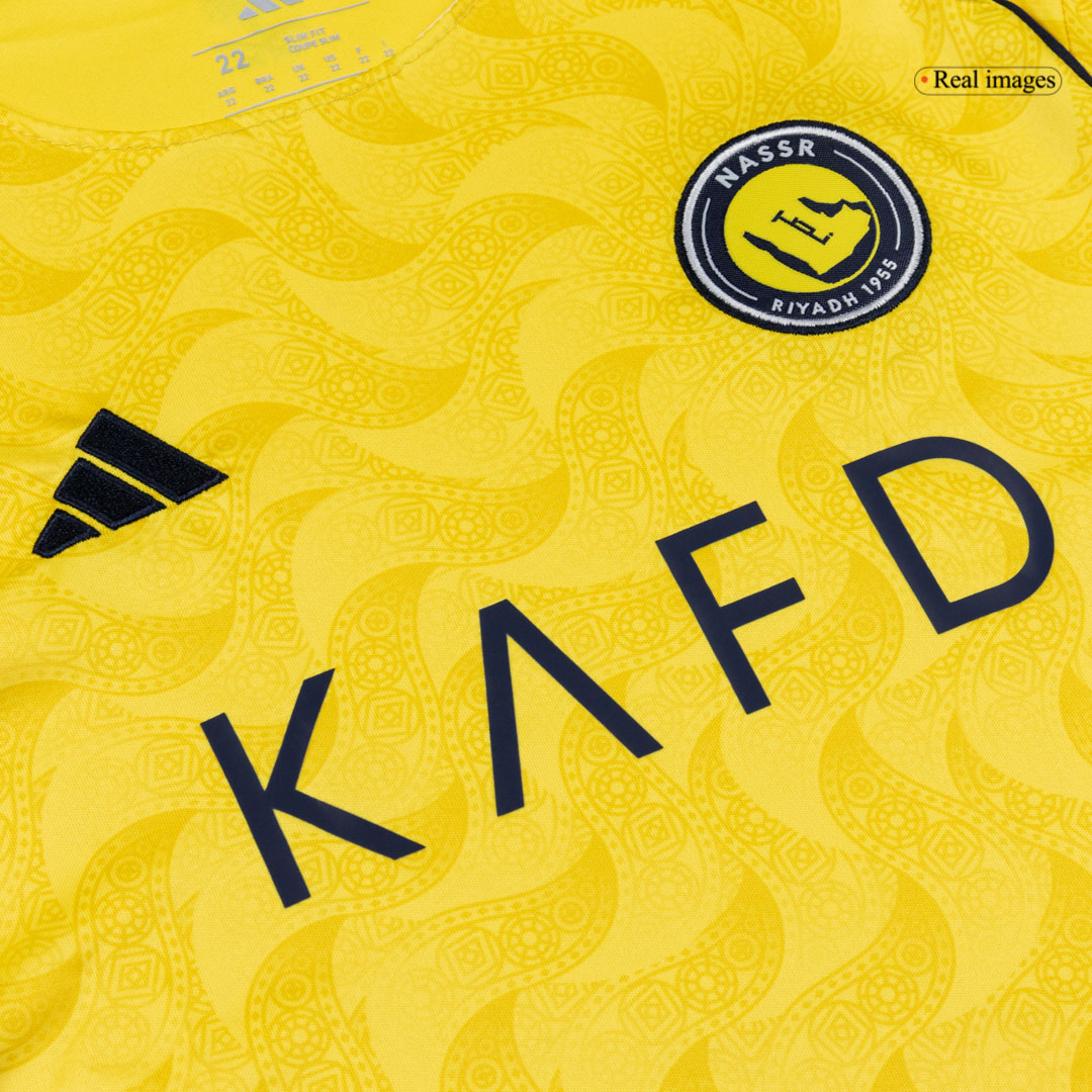 Al Nassr Home Kids Soccer Jerseys Kit 2025/26 - gogoalshop