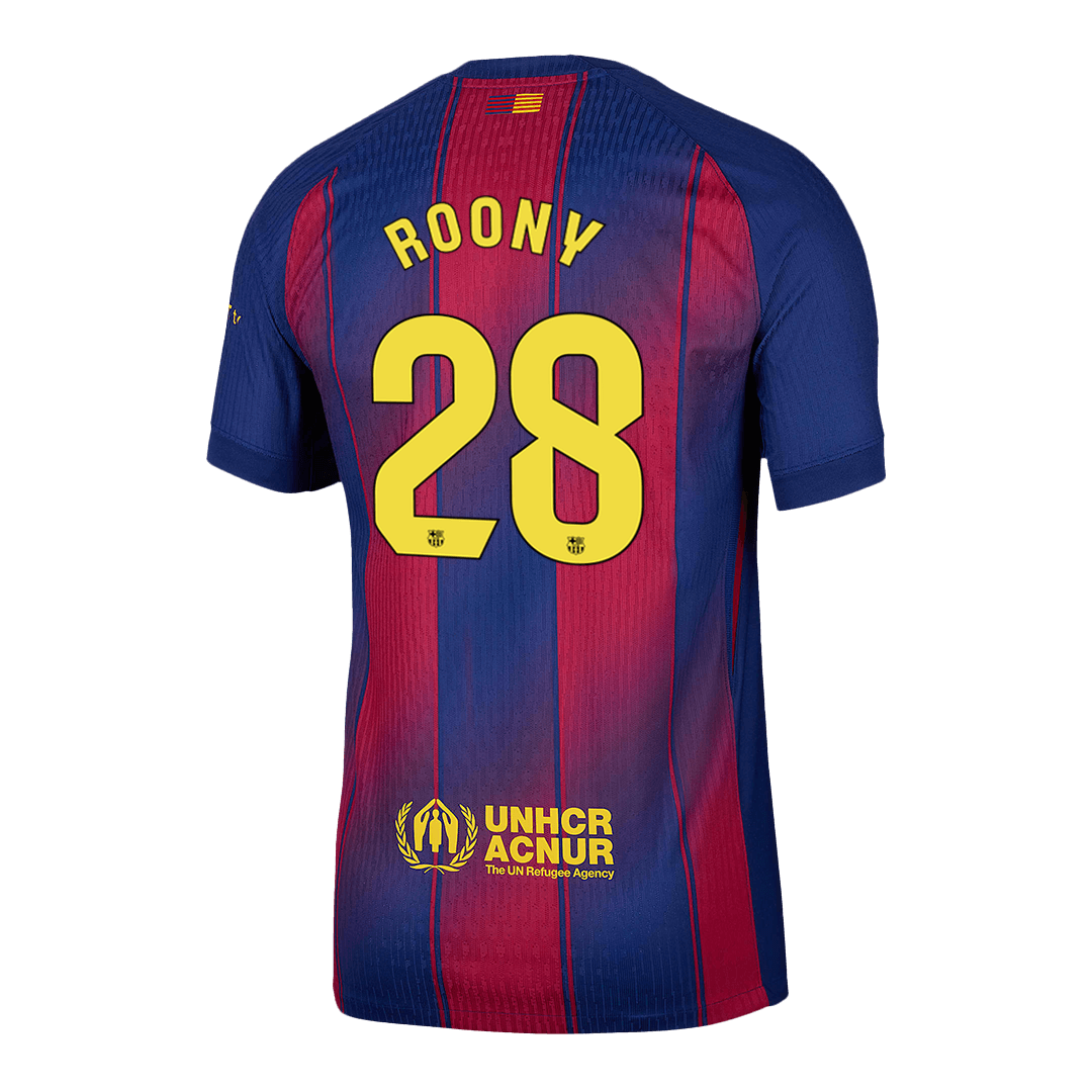 ROONY #28 Barcelona Home Player Version Jersey 2025/26 - gogoalshop
