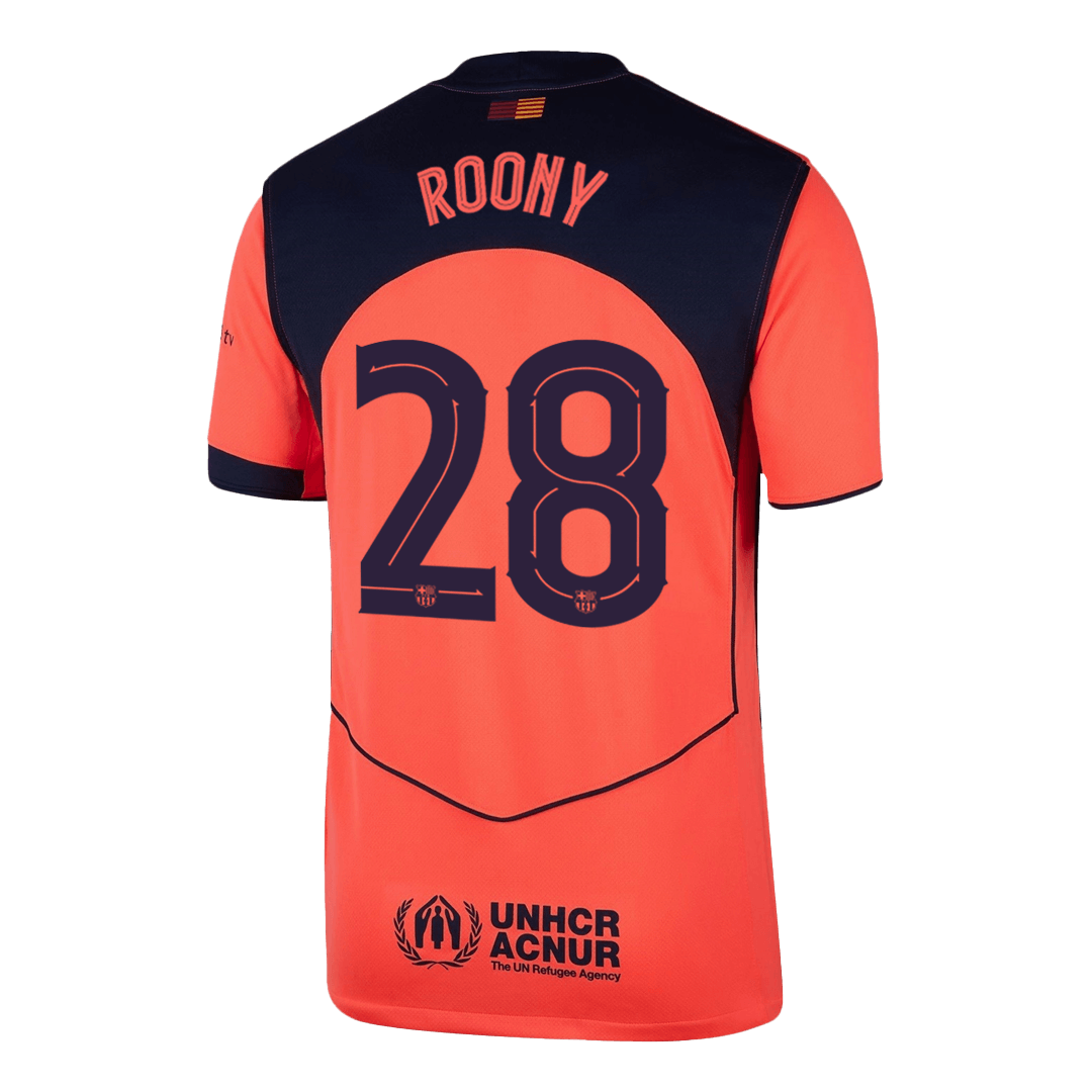 ROONY #28 Barcelona Third Away Soccer Jersey 2025/26 - gogoalshop