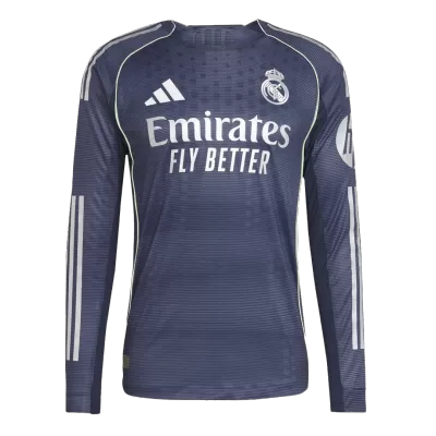Real Madrid Away Long Sleeve Soccer Jersey 2025/26 - gogoalshop