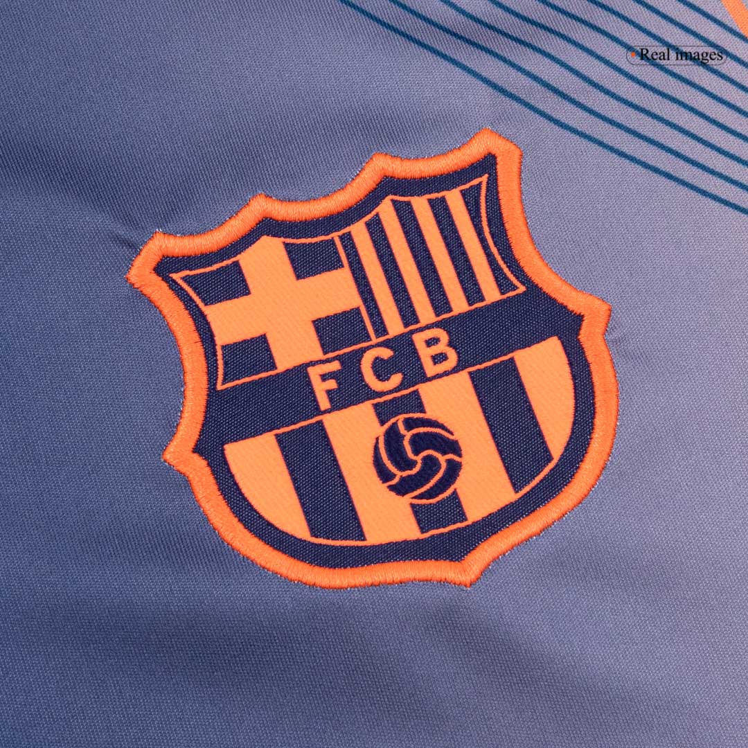 Barcelona Pre-Match Soccer Jersey 2025/26 Orange&Black - gogoalshop