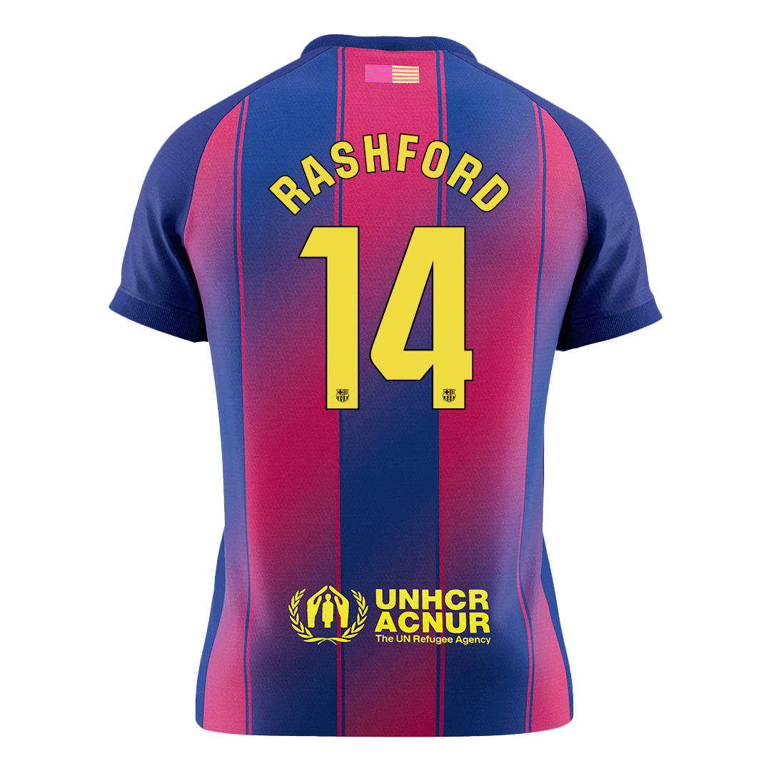 RASHFORD #14 Barcelona Home Soccer Jersey 2025/26 - gogoalshop