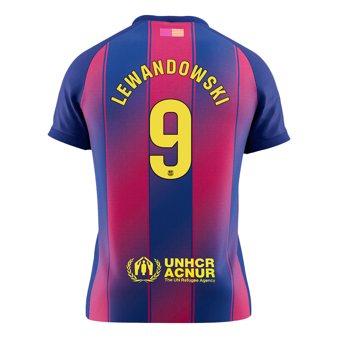 LEWANDOWSKI #9 Barcelona Home Soccer Jersey 2025/26 - gogoalshop