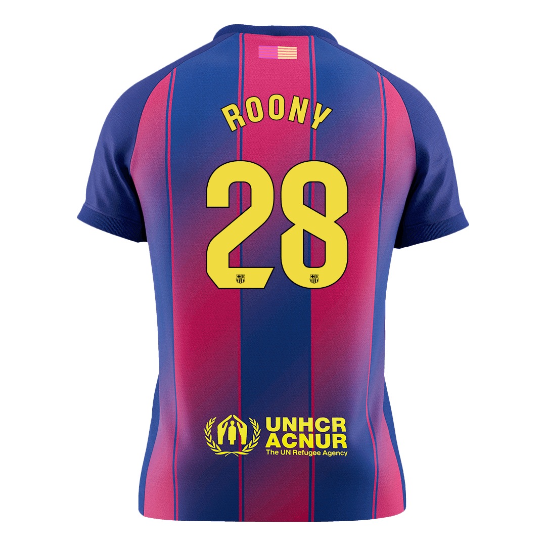 ROONY #28 Barcelona Home Soccer Jersey 2025/26 - gogoalshop