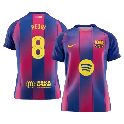 PEDRI #8 Barcelona Home Soccer Jersey 2025/26 -UCL - gogoalshop