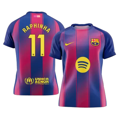 RAPHINHA #11 Barcelona Home Soccer Jersey 2025/26 - gogoalshop